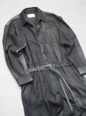 画像7: YOKO SAKAMOTO /  JUMP SUIT / WOOL GABARDINE-UNEVEN DYE / 「 Size S 」 (7)