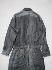 画像5: YOKO SAKAMOTO /  JUMP SUIT / WOOL GABARDINE-UNEVEN DYE / 「 Size S 」 (5)