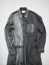 画像3: YOKO SAKAMOTO /  JUMP SUIT / WOOL GABARDINE-UNEVEN DYE / 「 Size L 」 (3)