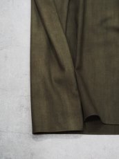 画像6: YOKO SAKAMOTO / SHIRT DRESS / WOOL GABARDINE-UNEVEN DYE  (6)