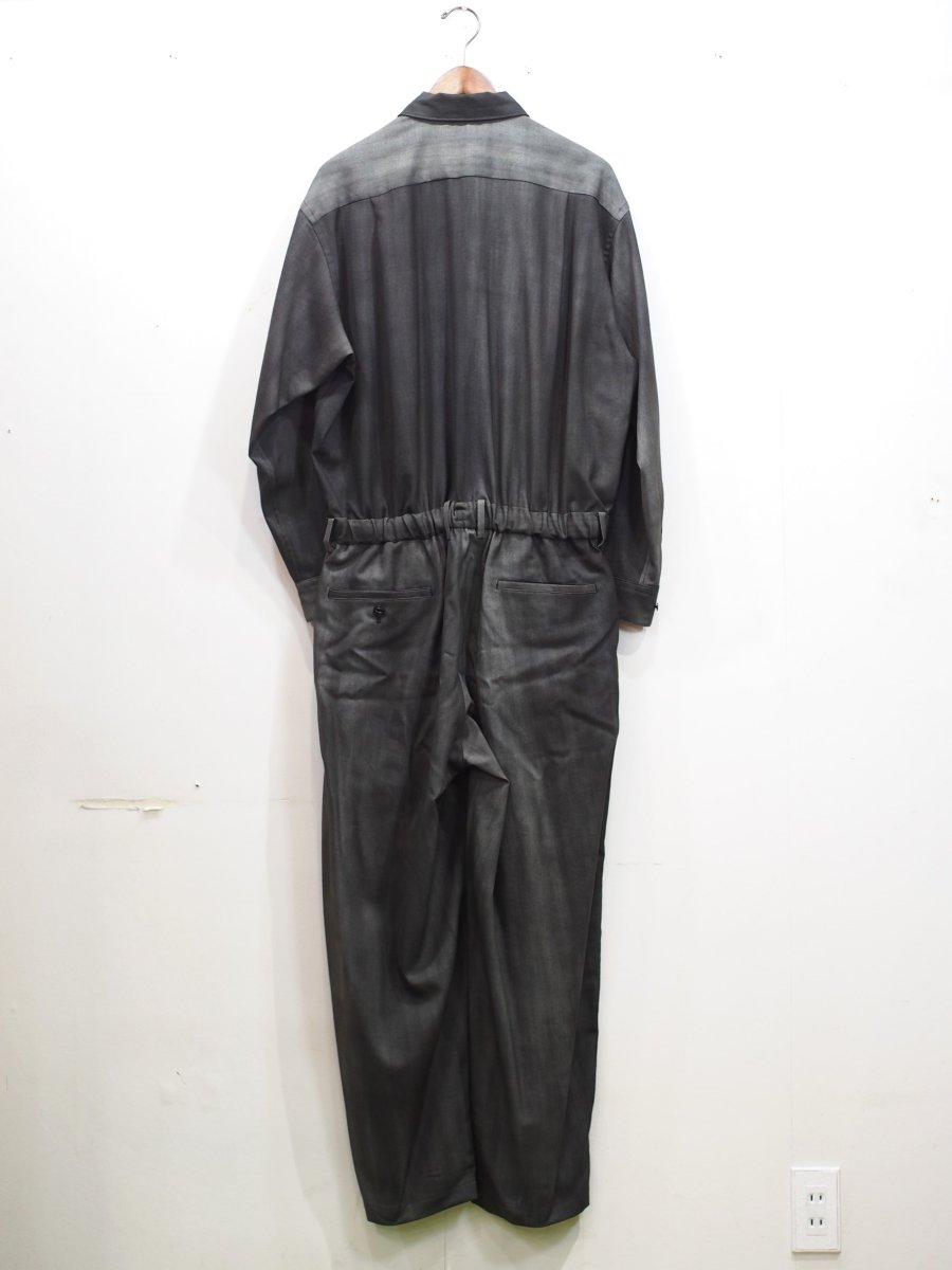 画像3: YOKO SAKAMOTO /  JUMP SUIT / WOOL GABARDINE-UNEVEN DYE / 「 Size S 」 (3)