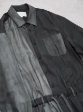画像6: YOKO SAKAMOTO /  JUMP SUIT / WOOL GABARDINE-UNEVEN DYE / 「 Size L 」 (6)