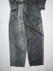 画像4: YOKO SAKAMOTO /  JUMP SUIT / WOOL GABARDINE-UNEVEN DYE / 「 Size L 」 (4)