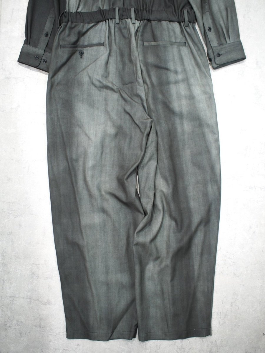 画像7: YOKO SAKAMOTO /  JUMP SUIT / WOOL GABARDINE-UNEVEN DYE / 「 Size L 」 (7)