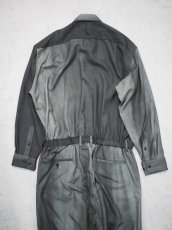 画像5: YOKO SAKAMOTO /  JUMP SUIT / WOOL GABARDINE-UNEVEN DYE / 「 Size L 」 (5)