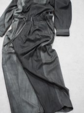 画像8: YOKO SAKAMOTO /  JUMP SUIT / WOOL GABARDINE-UNEVEN DYE / 「 Size L 」 (8)