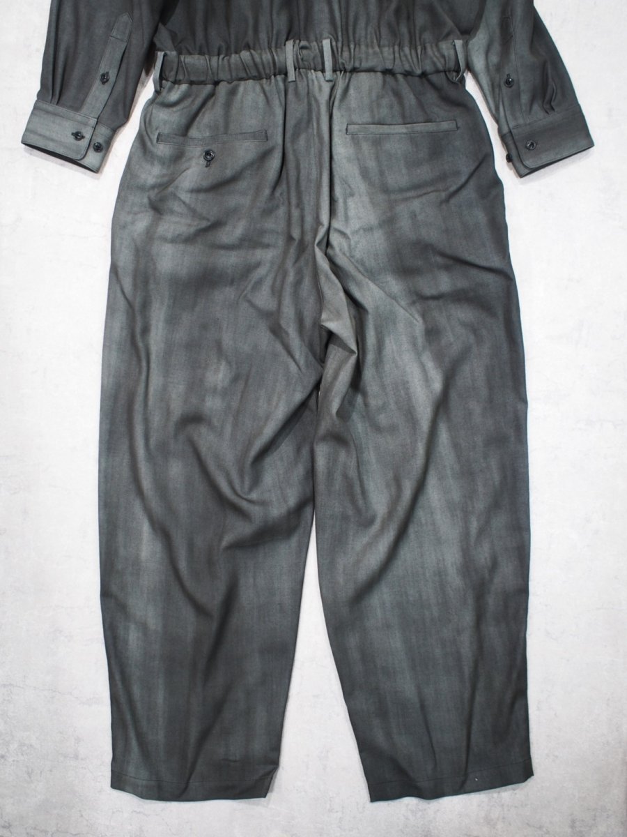 画像6: YOKO SAKAMOTO /  JUMP SUIT / WOOL GABARDINE-UNEVEN DYE / 「 Size S 」 (6)