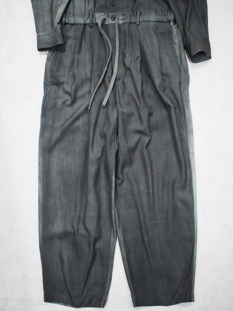 画像4: YOKO SAKAMOTO /  JUMP SUIT / WOOL GABARDINE-UNEVEN DYE / 「 Size M」 (4)