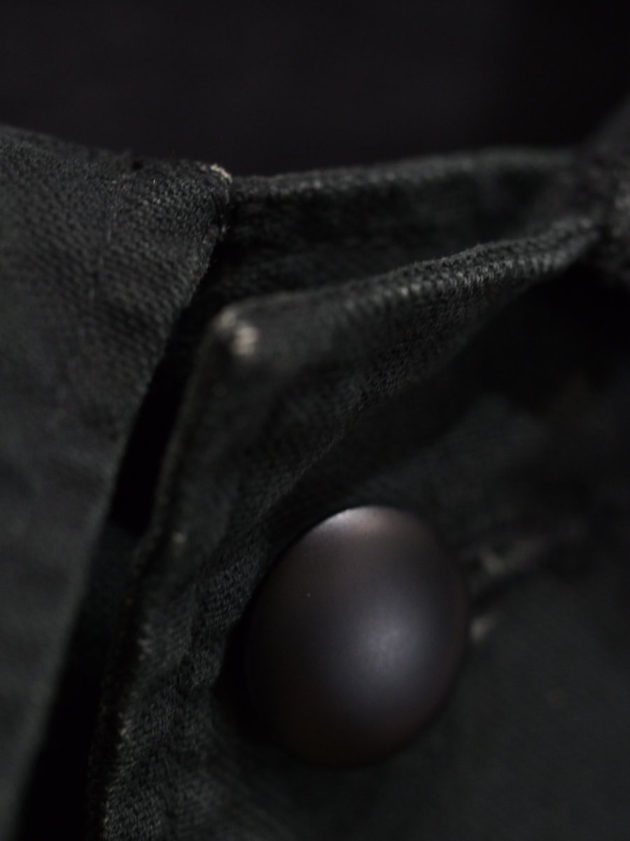 画像11: CIOTA / Heavy-Duck M-35 Motorcycle Coat (Stone Wash) / Black (11)