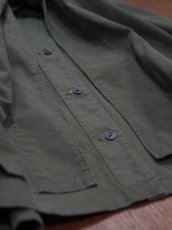 画像11: CIOTA / Heavy-Duck M-35 Motorcycle Coat (Stone Wash) / Dark Olive (11)