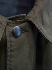 画像10: CIOTA / Heavy-Duck M-35 Motorcycle Coat (Stone Wash) / Dark Olive (10)