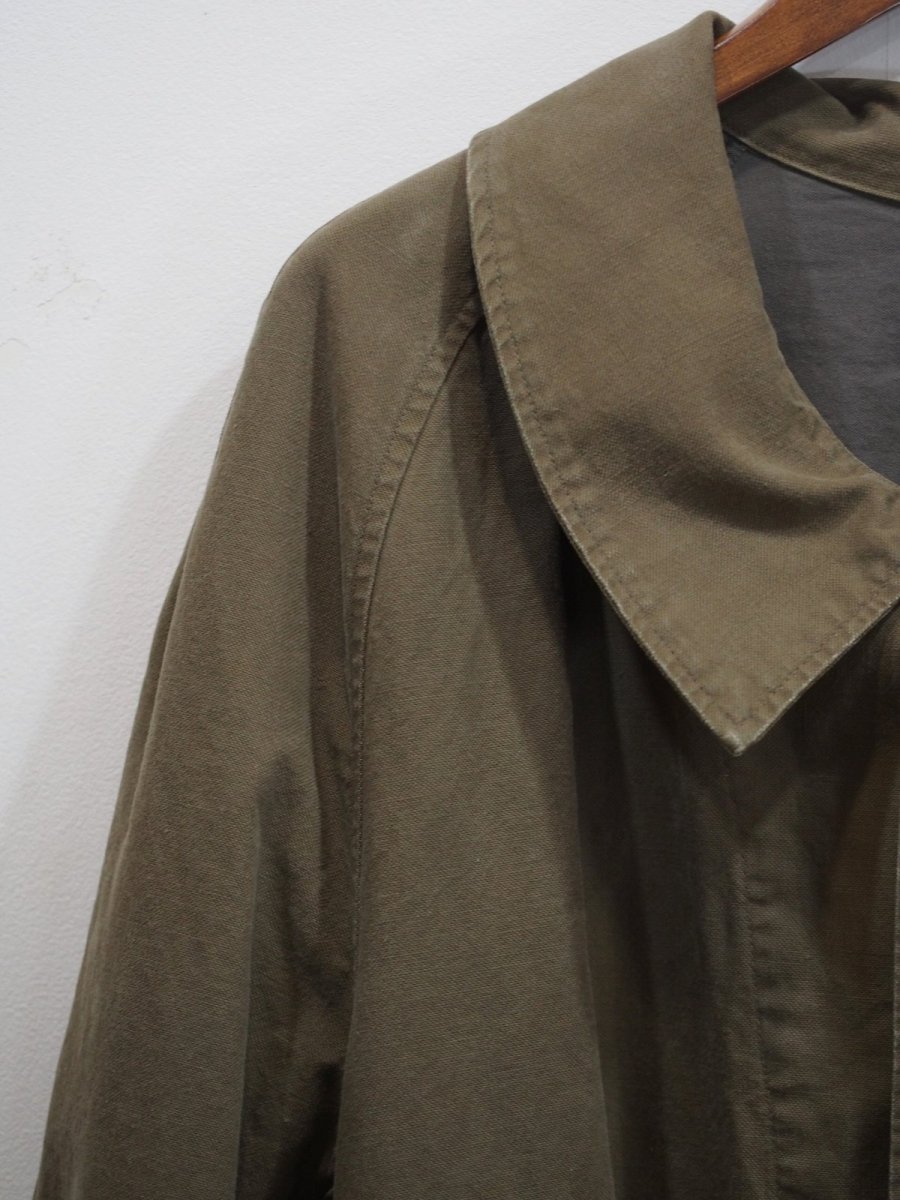 画像9: CIOTA / Heavy-Duck M-35 Motorcycle Coat (Stone Wash) / Dark Olive (9)