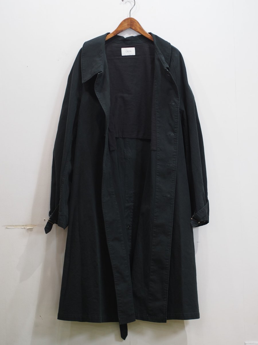 画像4: CIOTA / Heavy-Duck M-35 Motorcycle Coat (Stone Wash) / Black (4)