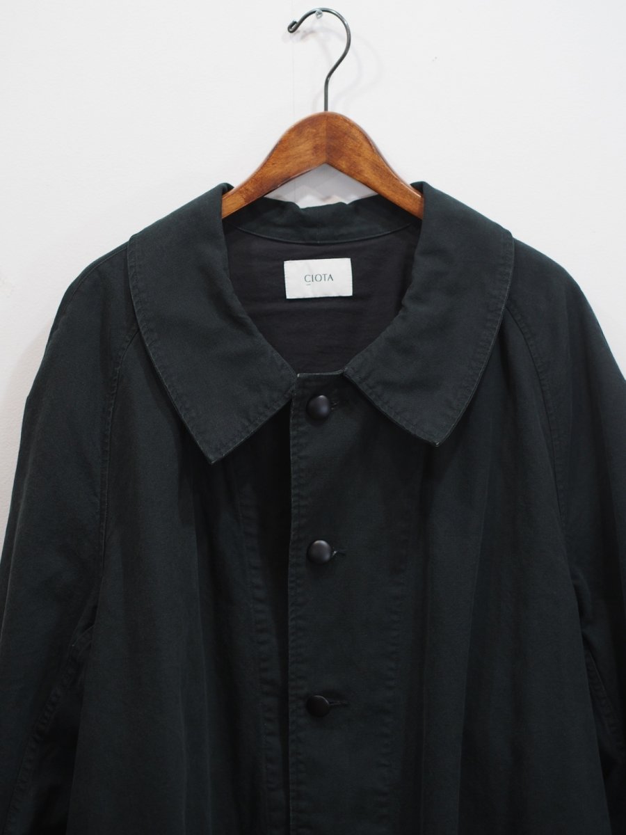 画像5: CIOTA / Heavy-Duck M-35 Motorcycle Coat (Stone Wash) / Black (5)