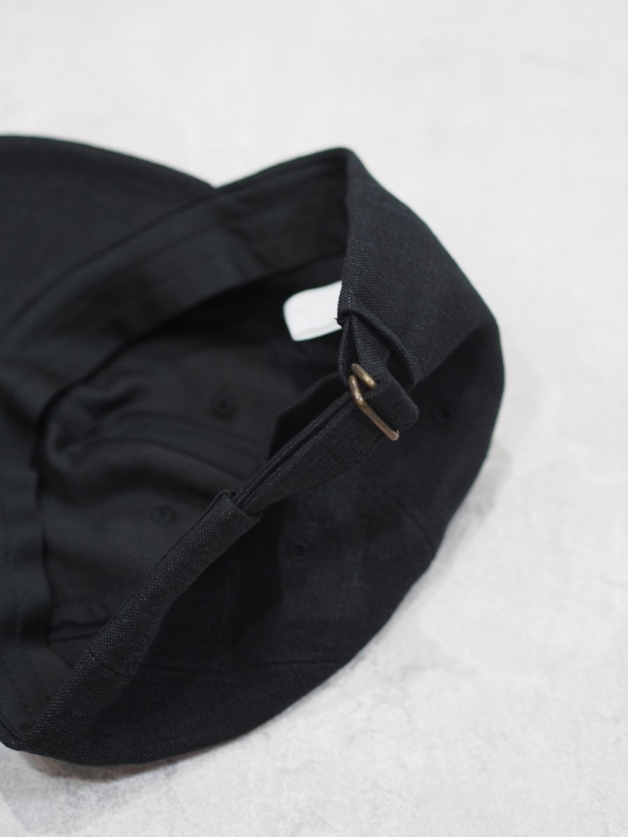 画像3: YOKO SAKAMOTO / GIFT SHOP CAP / MAX HIGH COUNT HEMP / BLACK (3)