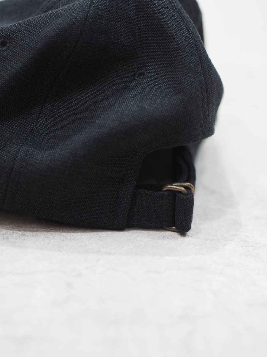 画像2: YOKO SAKAMOTO / GIFT SHOP CAP / MAX HIGH COUNT HEMP / BLACK (2)