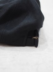 画像2: YOKO SAKAMOTO / GIFT SHOP CAP / MAX HIGH COUNT HEMP / BLACK (2)